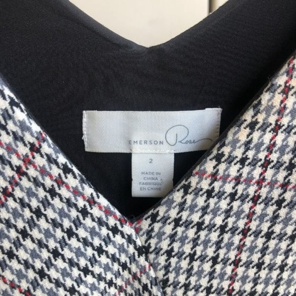 Emerson Rose Dress - Plaid - Size S - Picture 5 of 7